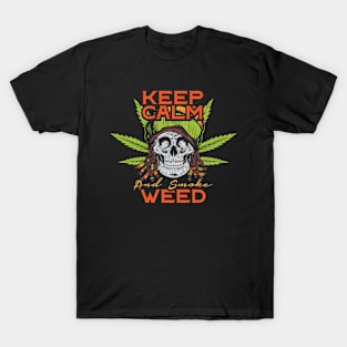 Eat Sleep 420 Cannabis Pot Leaf Gift Tee Weed Bong T-Shirt